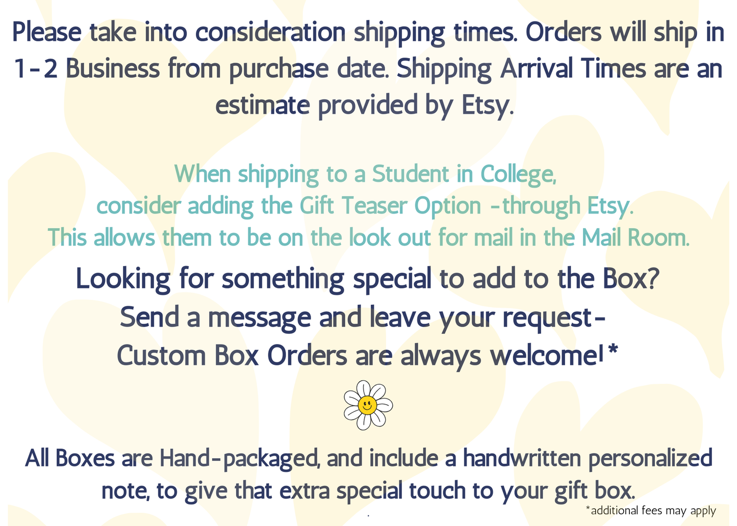 College Student Smile Gift Box, Summer