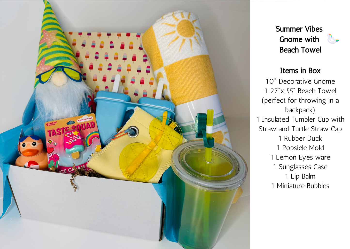 Summer Vibes Gift Box For College Student, Summer Gift