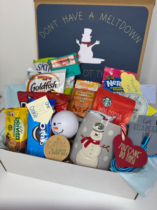 Holiday and Finals Gift Box for College Student Dorm or Apartment