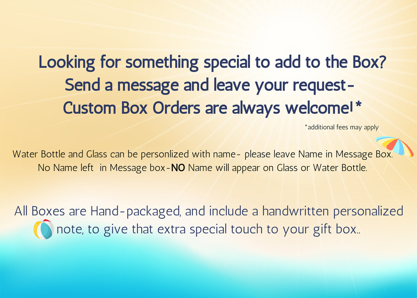 Summer Vibes Gift Box For College Student, Summer Gift