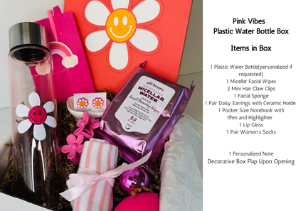 Just Because Pink Vibes College Care Package, Summer Gift Box