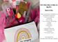Just Because Pink Vibes College Care Package, Summer Gift Box