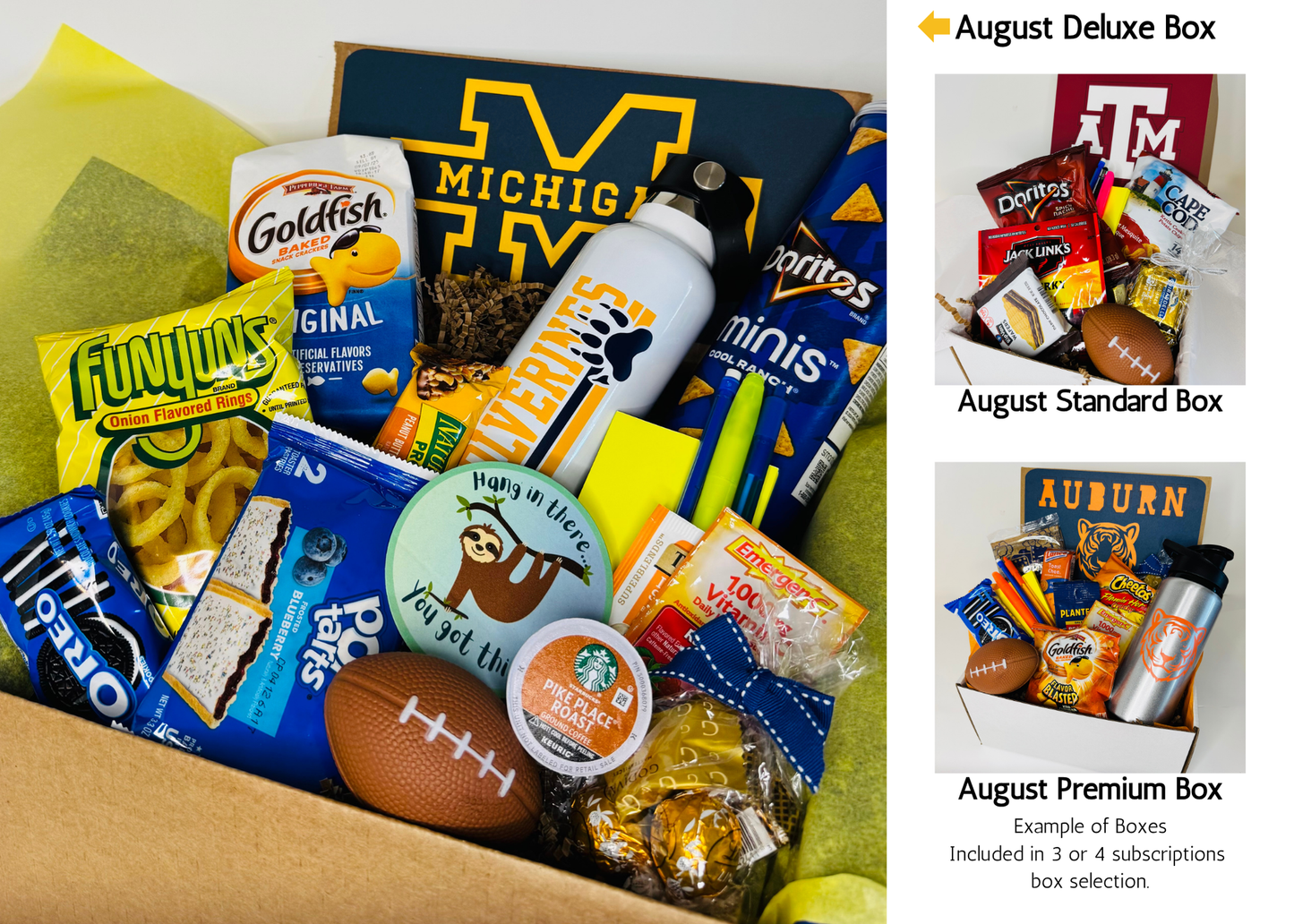 College Subscription Care Package Fall Semester 2025