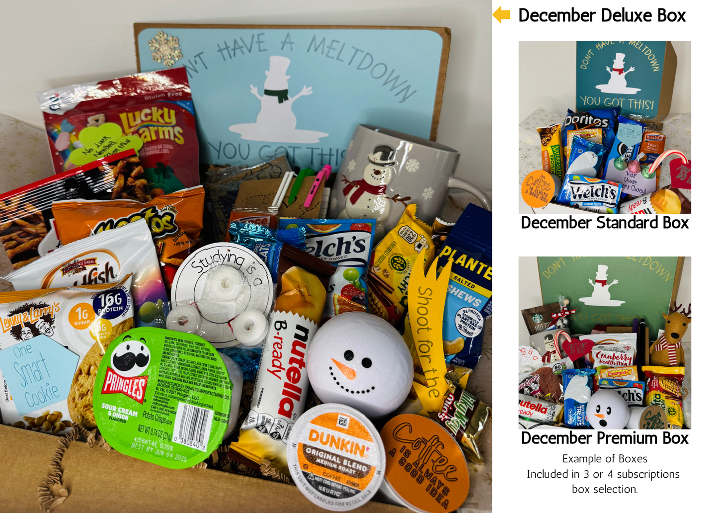 College Subscription Care Package Fall Semester 2025