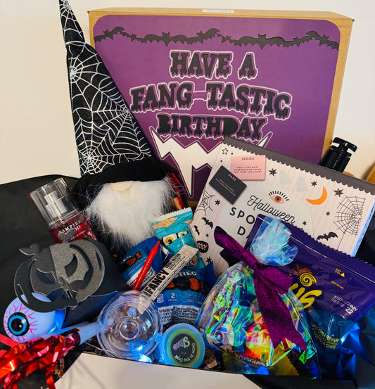 Custom Halloween Birthday Box